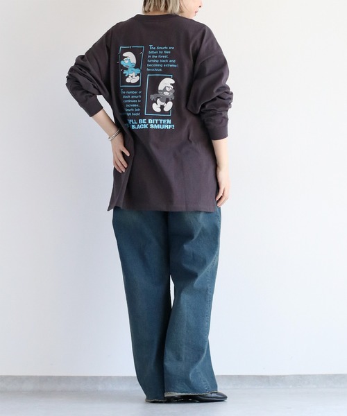cepo(セポ)の「【SMURFS/スマーフ】ロングスリーブTee(Tシャツ/カットソー・レディース・ブラック系2/ブラック系1/ホワイト系2/ホワイト系1・FREE)」の20枚目の写真