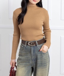 clear | ハイゲージハイネックニットトップス [着回し力万能]≪2024AW新作≫(ニット/セーター)