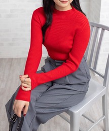 clear | ハイゲージハイネックニットトップス [着回し力万能]≪2024AW新作≫(ニット/セーター)