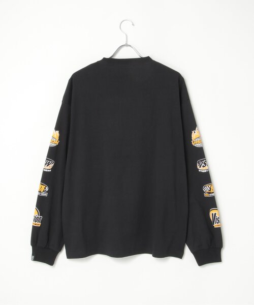 VISION STREET WEAR（ヴィジョンストリートウェア）の「VISION STREET WEAR ヴィジョンストリートウェア ロゴ袖プリントロンTシャツ（Tシャツ/カットソー・メンズ・ホワイト/ライトグレー/ブラック・M/L/LL）」の22枚目の写真
