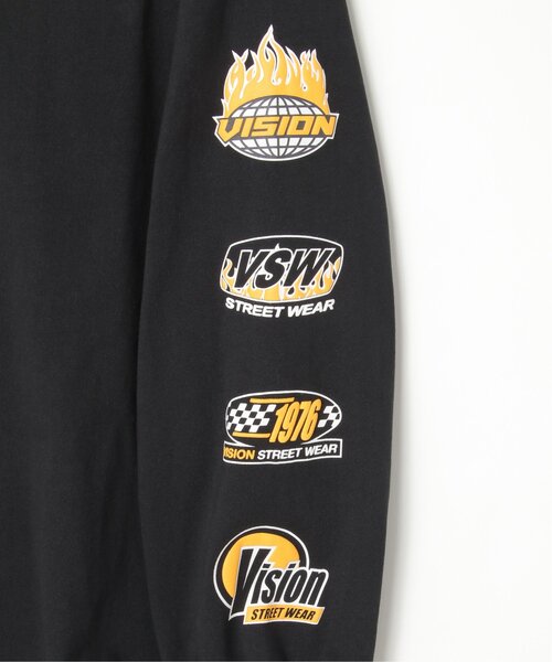 VISION STREET WEAR（ヴィジョンストリートウェア）の「VISION STREET WEAR ヴィジョンストリートウェア ロゴ袖プリントロンTシャツ（Tシャツ/カットソー・メンズ・ホワイト/ライトグレー/ブラック・M/L/LL）」の19枚目の写真