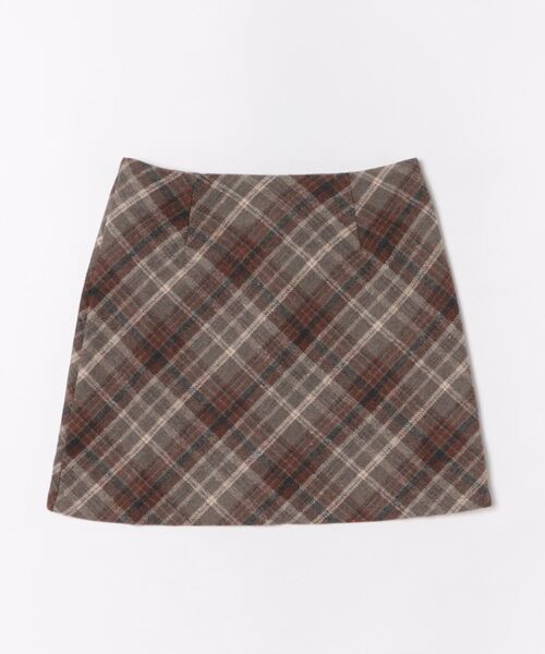 urge：（アージコロン ）の「【URGE：】チェック ミニスカート（スカート・レディース・ブラック/ベージュ・SMALL/MEDIUM/LARGE）」の10枚目の写真