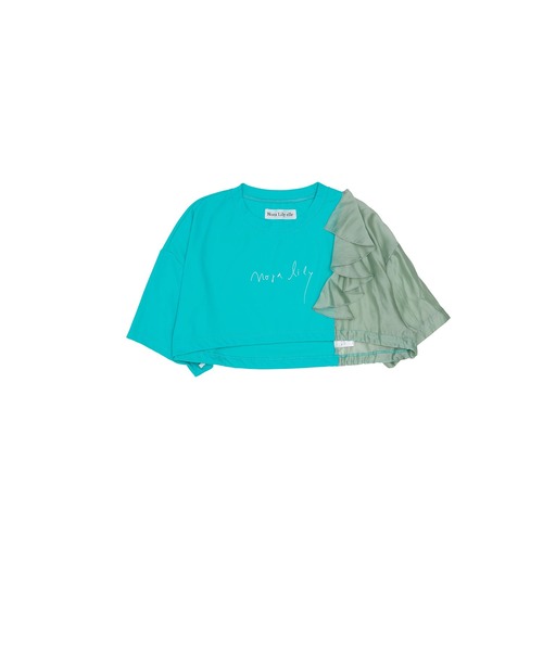 Nora Lily elle(ノラリリーエル)の「【Nora Lily】「elle」2 material Tops(Tシャツ/カットソー・レディース・ブラック/ホワイト/ネイビー/グリーン・FREE)」の22枚目の写真