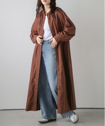 ロングシャツワンピース