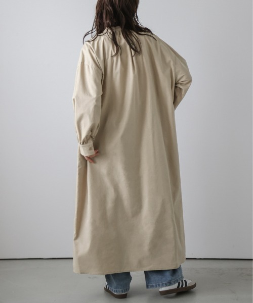 La-gemme(ラジェム)の「ロングシャツワンピース(ワンピース・レディース・ブラック/ベージュ/テラコッタ/グレー・フリー)」の20枚目の写真