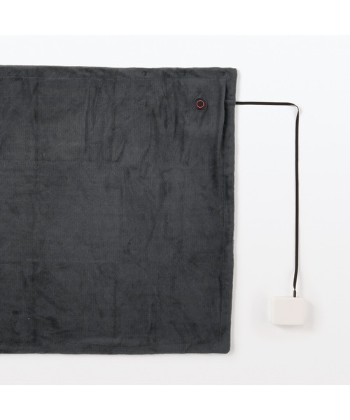 無印良品（ムジルシリョウヒン）の「洗えるＵＳＢブランケット（生活家電・メンズ・チャコール/ダークベージュ/スモークピンク・FREE）」の8枚目の写真