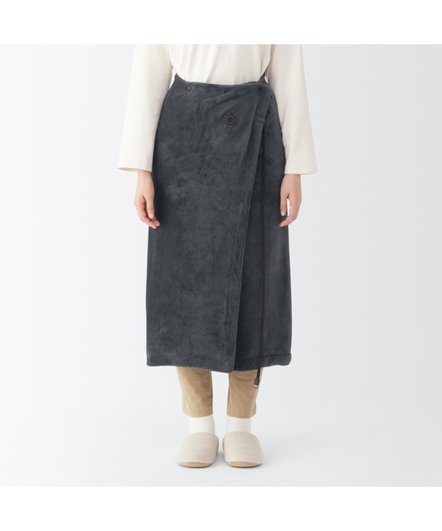 無印良品（ムジルシリョウヒン）の「洗えるＵＳＢブランケット（生活家電・メンズ・チャコール/ダークベージュ/スモークピンク・FREE）」の12枚目の写真