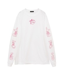 Candy Stripper | HEARTFUL FRIENDS L/S Tシャツ(Tシャツ/カットソー)