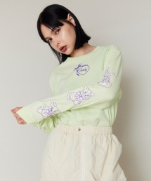 Candy Stripper | HEARTFUL FRIENDS L/S Tシャツ(Tシャツ/カットソー)