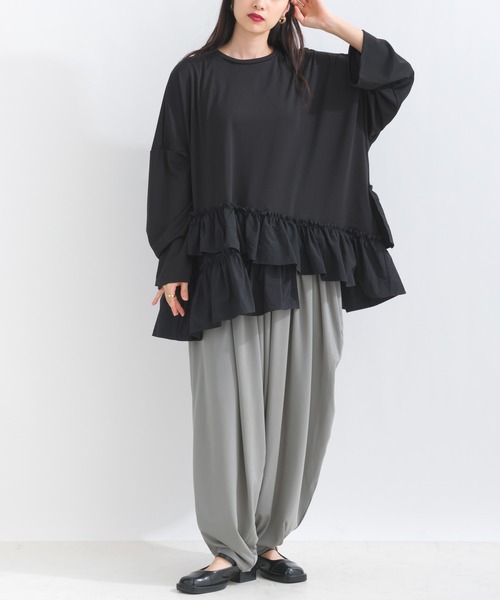 スーパーギャザードレープパンツ（その他パンツ）｜terrace（テラス）