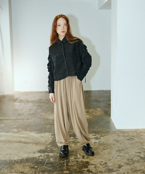 スーパーギャザードレープパンツ（その他パンツ）｜terrace（テラス）