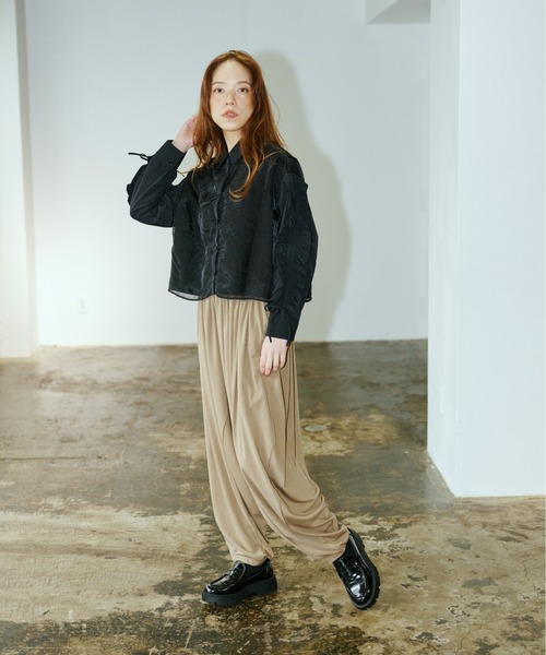 スーパーギャザードレープパンツ（その他パンツ）｜terrace（テラス）