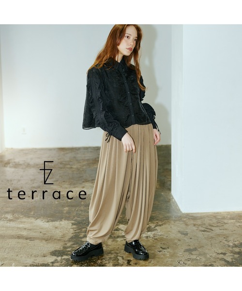 スーパーギャザードレープパンツ（その他パンツ）｜terrace（テラス）