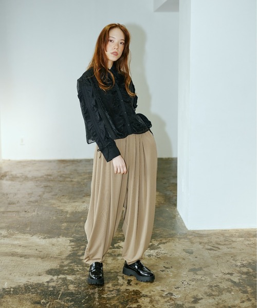 スーパーギャザードレープパンツ（その他パンツ）｜terrace（テラス）