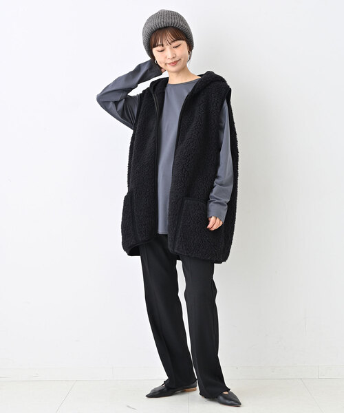 FRATELLI TALLI(フラテリタリ)の「Fratelli Talli/フラテリータリー リブニットCAP 1879(ニットキャップ/ビーニー・レディース・チャコールグレー/ブラウン・FREE)」の3枚目の写真