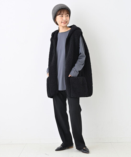 FRATELLI TALLI(フラテリタリ)の「Fratelli Talli/フラテリータリー リブニットCAP 1879(ニットキャップ/ビーニー・レディース・チャコールグレー/ブラウン・FREE)」の4枚目の写真