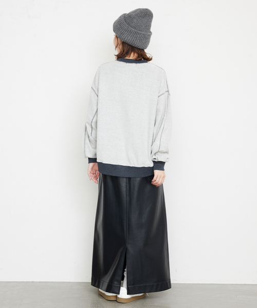 FRATELLI TALLI(フラテリタリ)の「Fratelli Talli/フラテリータリー リブニットCAP 1879(ニットキャップ/ビーニー・レディース・チャコールグレー/ブラウン・FREE)」の10枚目の写真