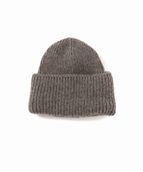 FRATELLI TALLI(フラテリタリ)の「Fratelli Talli/フラテリータリー リブニットCAP 1879(ニットキャップ/ビーニー・レディース・チャコールグレー/ブラウン・FREE)」の22枚目の写真