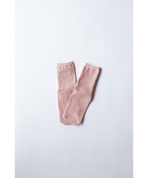 Catchup（ケチャップ）の「【Catchup】Catchupカラーソックス（ショート丈）（ソックス/靴下・キッズ・ピンク/ライトグリーン/ゴールド/ベージュ・S/M/L）」の4枚目の写真