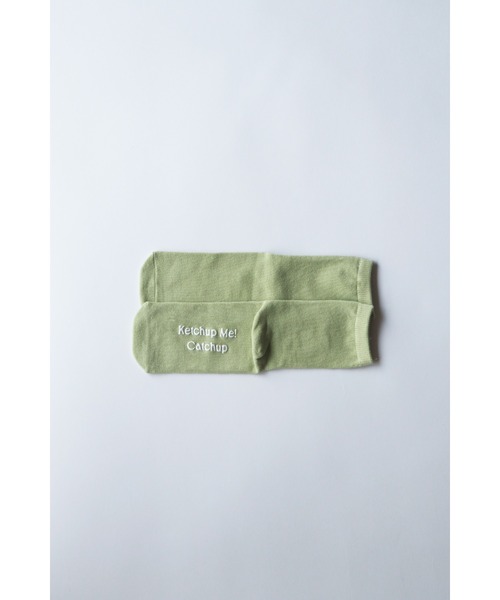 Catchup（ケチャップ）の「【Catchup】Catchupカラーソックス（ショート丈）（ソックス/靴下・キッズ・ピンク/ライトグリーン/ゴールド/ベージュ・S/M/L）」の3枚目の写真