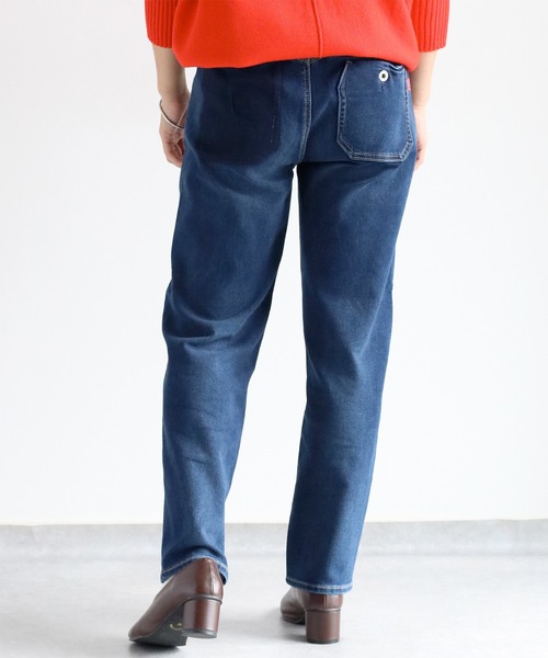 cepo（セポ）の「〈新色〉ライトスフレクロップドデニムパンツ（デニムパンツ・レディース・ブルー系4・S/M/L）」の7枚目の写真