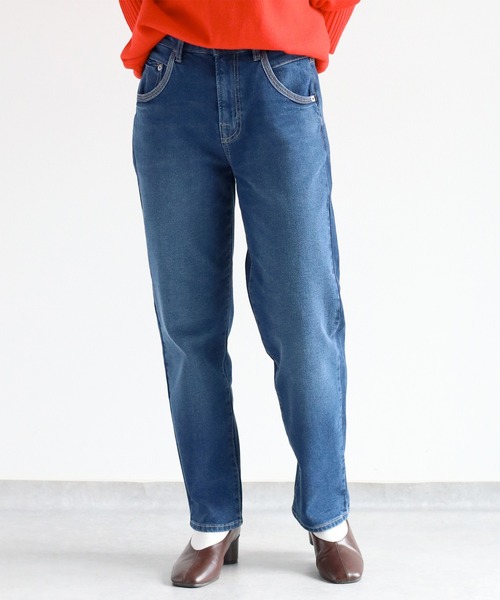 cepo（セポ）の「〈新色〉ライトスフレクロップドデニムパンツ（デニムパンツ・レディース・ブルー系4・S/M/L）」の9枚目の写真