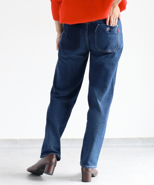 cepo（セポ）の「〈新色〉ライトスフレクロップドデニムパンツ（デニムパンツ・レディース・ブルー系4・S/M/L）」の5枚目の写真