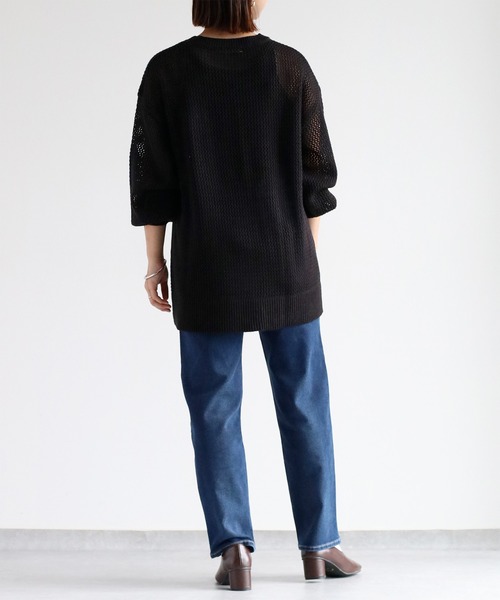 cepo（セポ）の「〈新色〉ライトスフレクロップドデニムパンツ（デニムパンツ・レディース・ブルー系4・S/M/L）」の16枚目の写真