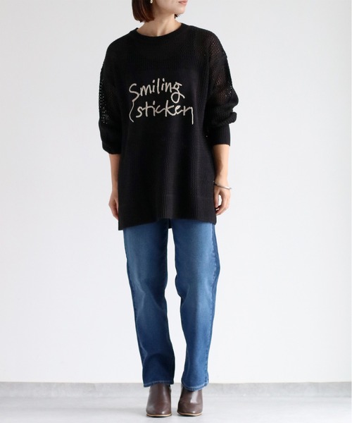 cepo（セポ）の「〈新色〉ライトスフレクロップドデニムパンツ（デニムパンツ・レディース・ブルー系4・S/M/L）」の14枚目の写真