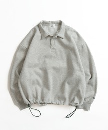 FLEECE LINING SWEAT POLO / 裏起毛スウェットポロ