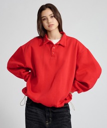 FLEECE LINING SWEAT POLO / 裏起毛スウェットポロ