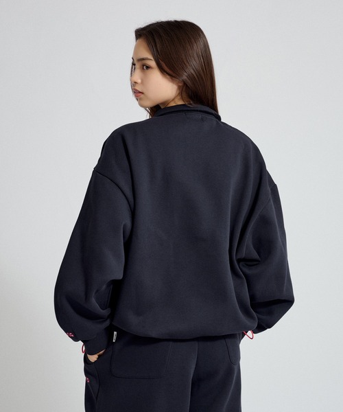 FLEECE LINING SWEAT POLO / 裏起毛スウェットポロ（スウェット