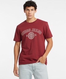 GUESS JEANS Ss Cn Reg Stamp Print Tee 半袖 Tシャツ