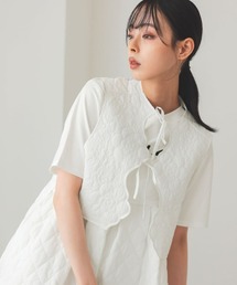 ロングジレ」に該当するホワイト/白色系のファッション通販