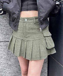 Figments | カーゴプリーツヘムコーデュロイミニスカート(スカート)