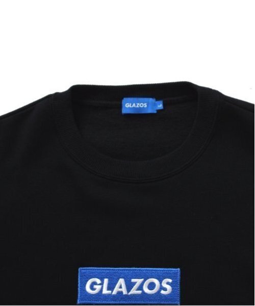 GLAZOS(グラソス)の「【大人向けサイズあり】【あったか】裏起毛・ボックス刺繍ロゴトレーナー(スウェット・キッズ・ホワイト/ブラック・LL/L/M/S)」の11枚目の写真