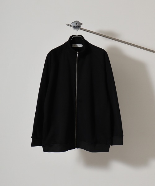 FUNALIVE(ファンアライブ)の「Knit sew full zip blouson / ニットソー フルジップブルゾン unisex(ブルゾン・メンズ・杢グレー/ブラック/グリーン・L/XL/M)」の2枚目の写真
