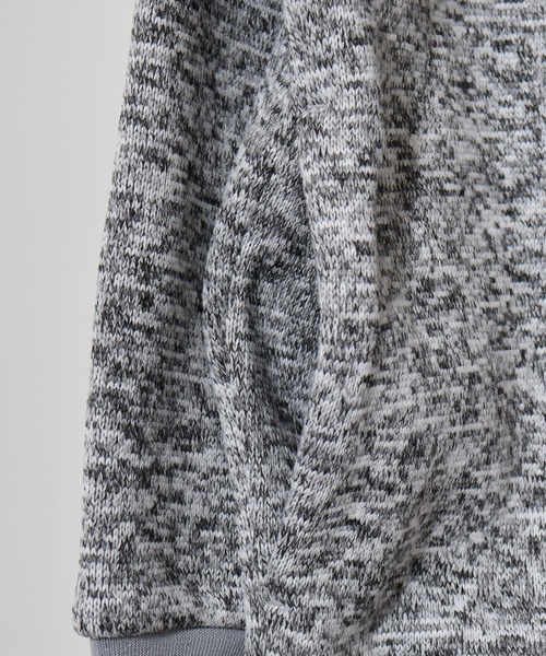 FUNALIVE(ファンアライブ)の「Knit sew full zip blouson / ニットソー フルジップブルゾン unisex(ブルゾン・メンズ・杢グレー/ブラック/グリーン・L/XL/M)」の6枚目の写真