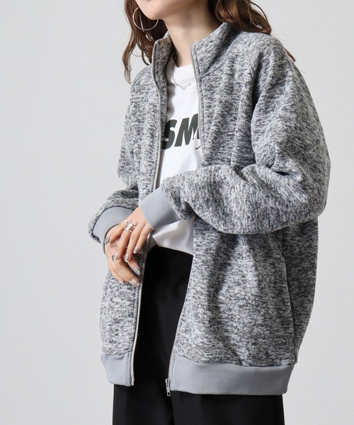 FUNALIVE(ファンアライブ)の「Knit sew full zip blouson / ニットソー フルジップブルゾン unisex(ブルゾン・メンズ・杢グレー/ブラック/グリーン・L/XL/M)」の10枚目の写真