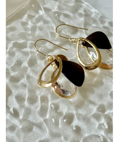 tone（トーン）の「【Agaro】No.435　アレルギー対応　サージカルステンレス　ゆれる(MA)（ピアス（両耳用）・レディース・ホワイト/グレー/ゴールド/ベージュ/ベージュ系1/ホワイト系その他2/ベージュ系その他2/ゴールド系1/その他1・FREE）」の8枚目の写真
