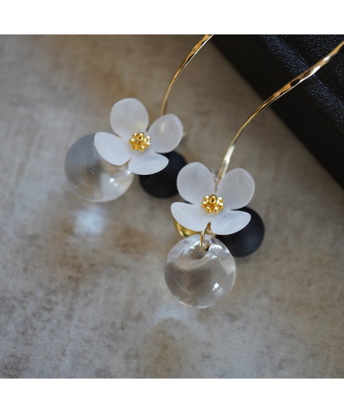 tone（トーン）の「【Agaro】No.435　アレルギー対応　サージカルステンレス　ゆれる(MA)（ピアス（両耳用）・レディース・ホワイト/グレー/ゴールド/ベージュ/ベージュ系1/ホワイト系その他2/ベージュ系その他2/ゴールド系1/その他1・FREE）」の15枚目の写真