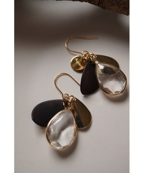 tone（トーン）の「【Agaro】No.435　アレルギー対応　サージカルステンレス　ゆれる(MA)（ピアス（両耳用）・レディース・ホワイト/グレー/ゴールド/ベージュ/ベージュ系1/ホワイト系その他2/ベージュ系その他2/ゴールド系1/その他1・FREE）」の16枚目の写真