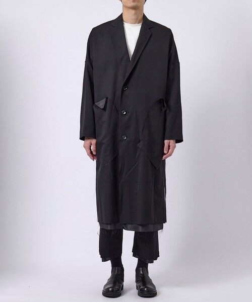 sulvam（サルバム）の「【sulvam/サルバム】〈別注〉 CLASSICOVERCOAT（その他アウター・メンズ・ブラック・S/M）」の2枚目の写真