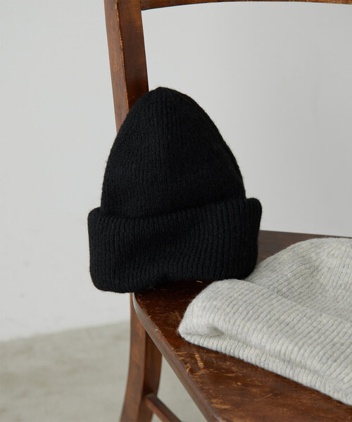 GALLARDAGALANTE（ガリャルダガランテ）の「リブニットワッチ（ハット・レディース・ライトグレー/ブラック・FREE）」の3枚目の写真