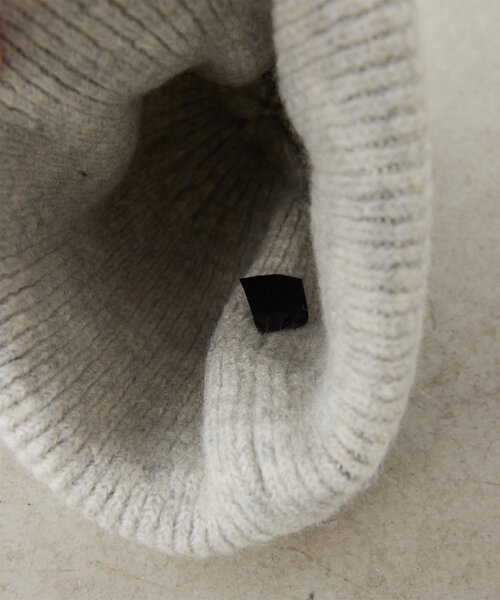 GALLARDAGALANTE（ガリャルダガランテ）の「リブニットワッチ（ハット・レディース・ライトグレー/ブラック・FREE）」の8枚目の写真