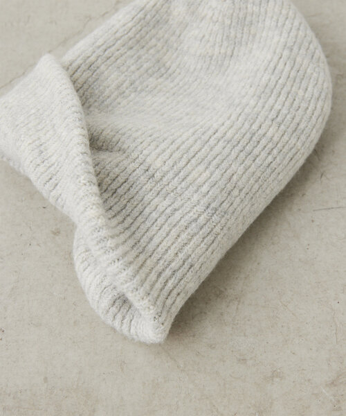 GALLARDAGALANTE（ガリャルダガランテ）の「リブニットワッチ（ハット・レディース・ライトグレー/ブラック・FREE）」の9枚目の写真