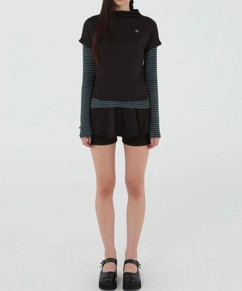 韓国ブランド Uglyshadow アグリーシャドウ US FLARE SKIRT PANTS フレアスカートパンツ ミニスカートパンツ ショートスカートパンツ 韓国ファッション 韓国ストリート ストリートファッション（スカート）｜UGLY SHADOW（アグリーシャドウ）