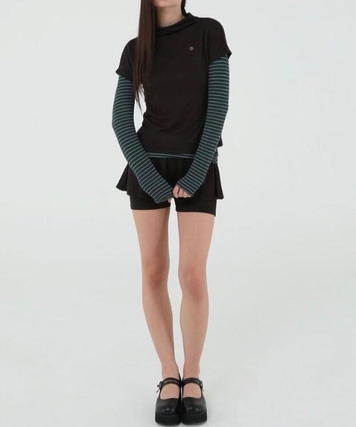 韓国ブランド Uglyshadow アグリーシャドウ US FLARE SKIRT PANTS フレアスカートパンツ ミニスカートパンツ ショートスカートパンツ 韓国ファッション 韓国ストリート ストリートファッション（スカート）｜UGLY SHADOW（アグリーシャドウ）