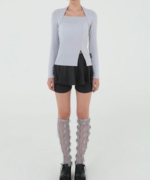 韓国ブランド Uglyshadow アグリーシャドウ US FLARE SKIRT PANTS フレアスカートパンツ ミニスカートパンツ ショートスカートパンツ 韓国ファッション 韓国ストリート ストリートファッション（スカート）｜UGLY SHADOW（アグリーシャドウ）