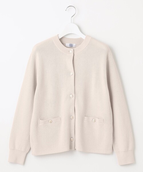 J.PRESS(ジェイプレス)の「【洗える】ORGANIC GASS COTTON クルーネック アウター(その他アウター・レディース・ネイビー系/サックスブルー系/ベージュ系・F)」の11枚目の写真